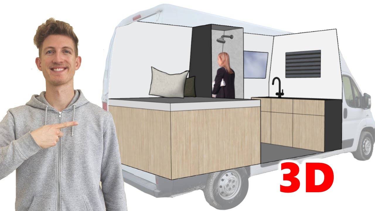 Tutorial 💡 Plane deinen Campervan KOSTENLOS online in 3D mit Sketchup