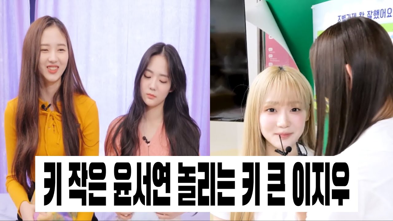 [트리플에스] 키 작은 윤서연 놀리는 키 큰 이지우 모음.zip