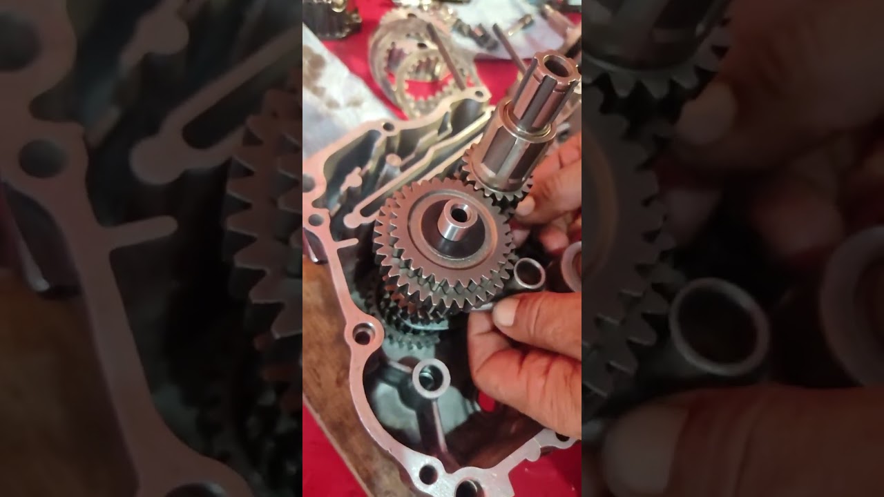 Italika 150z armado de la caja de transmisión / CURSO GRATIS / VIDEO 06