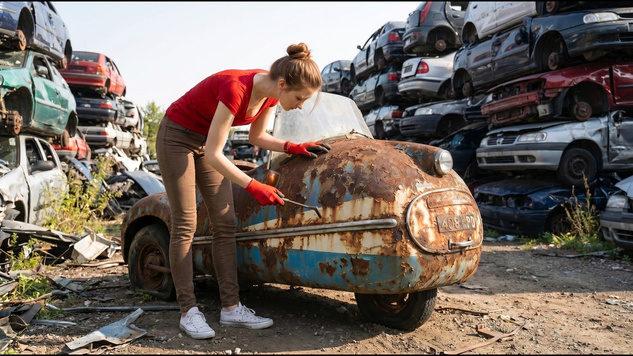 Restoration is Chilling | 1956 Br&uuml;tsch Mopetta Restoration German Microcar From a Grandpa in Need