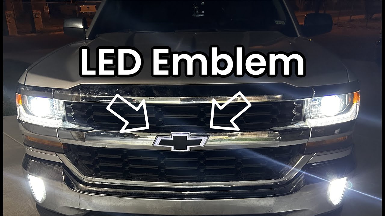 How to install 2016-2018 Silverado 1500 LED emblem