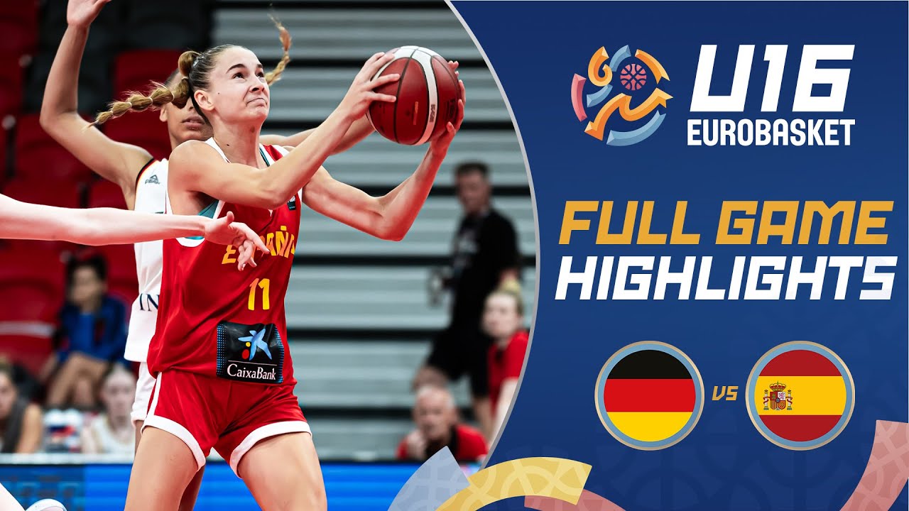 Quarter-Finals: Germany 🇩🇪 vs Spain 🇪🇸 | Highlights | FIBA U16 Women's EuroBasket 2024