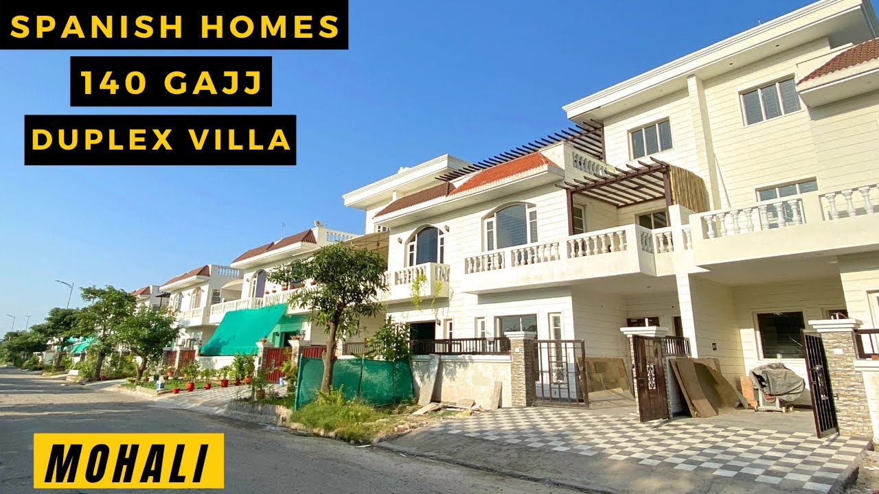 Spanish Design House in Mohali | Sector 114 | Ready to Move, 140 GAJJ Duplex Villa