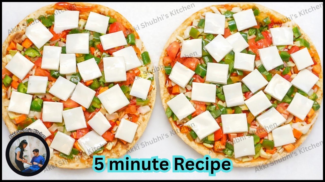 सिर्फ 5 मिनट लगे बनाने मे और बनते ही सफाचट् हो गया | Roti Pizza Recipe | Leftover Recipe