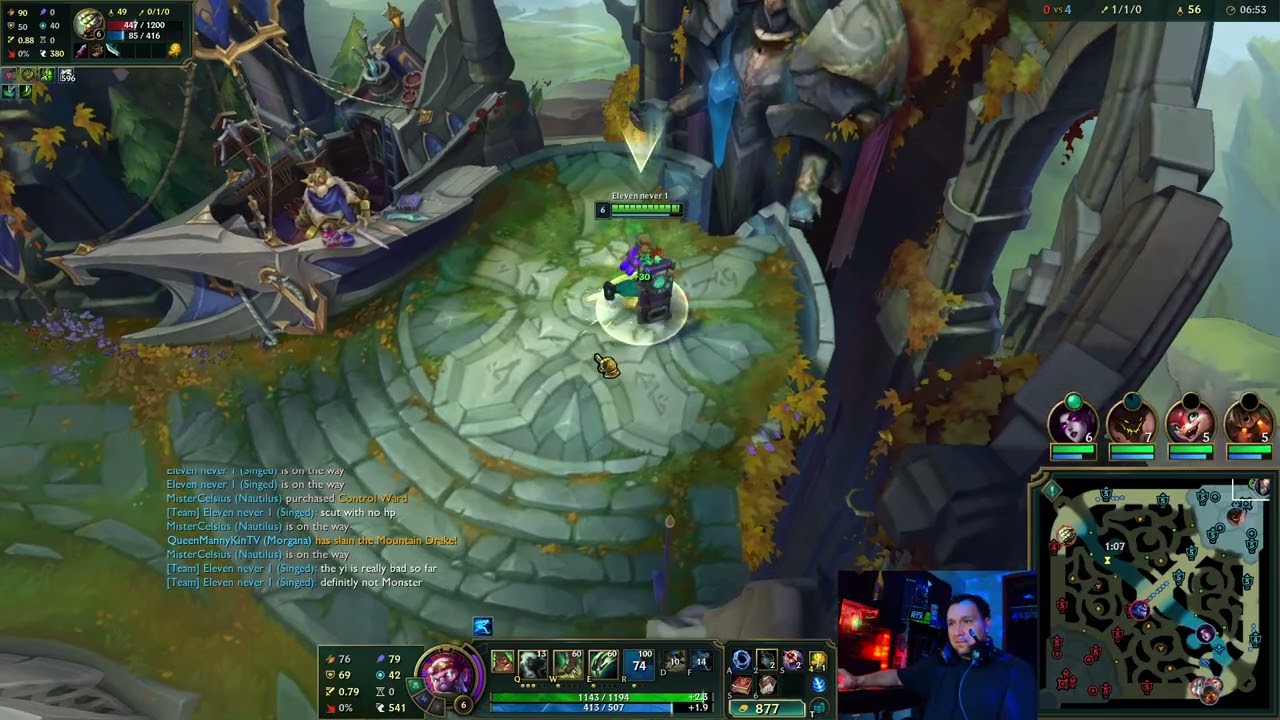 Singed VS Yi! Doesnt go for small trade, definitely not Monster Beautiful Beautiful