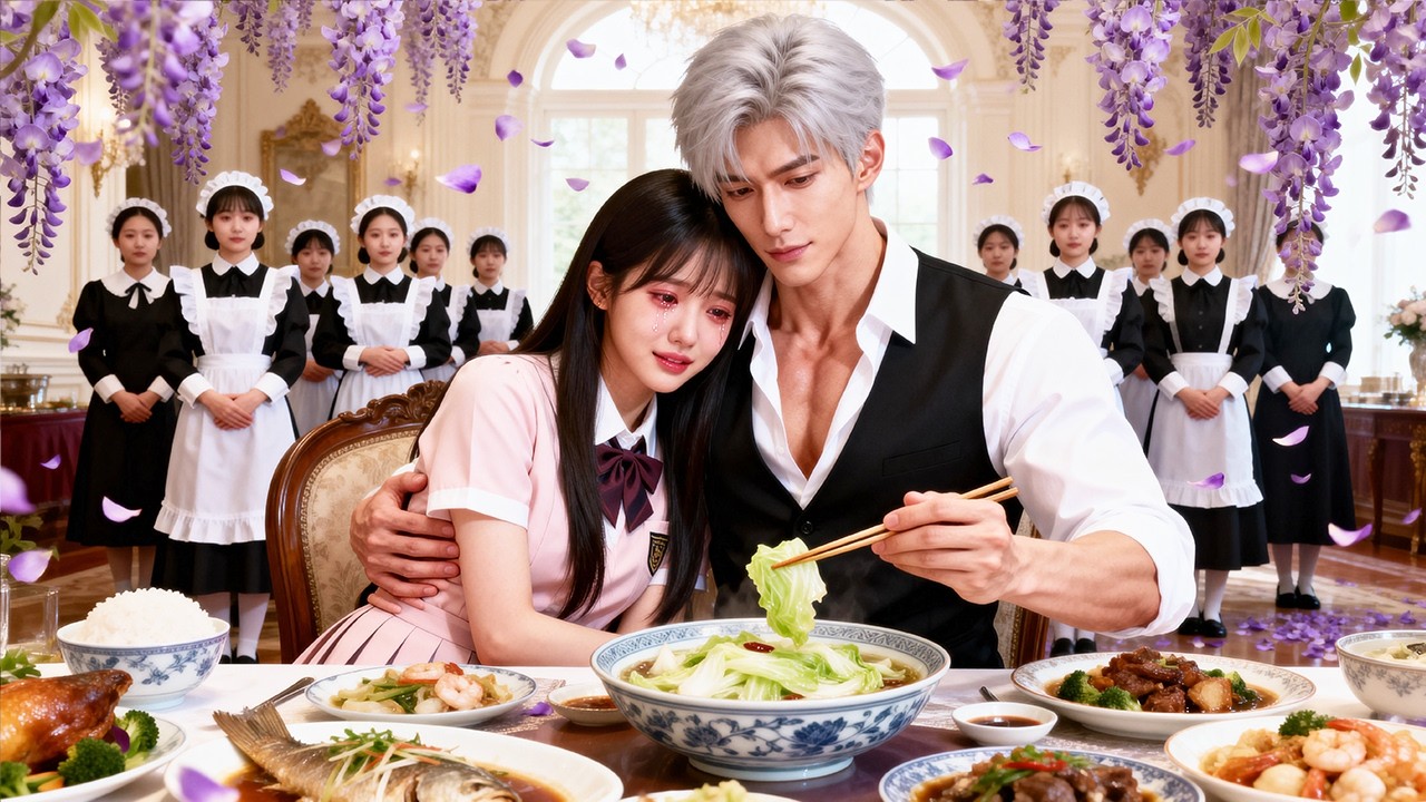 對食物百般挑剔的總裁卻吃光了鄉下女孩做的白菜，立馬以全部身家求娶，婚後寵上天！#短劇 #甜寵 #霸總|JDDJ