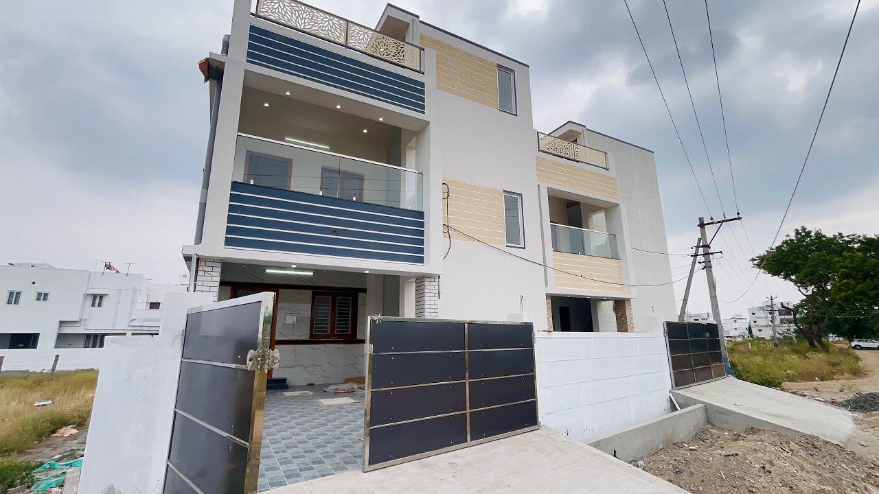 2.75 செண்டில்,மாதம் 50,000 வாடகை வரும் வகையில்😍அசத்தல் 2 PORTION 5BHK வீடு😍விற்பனைக்கு📍#neelambur 