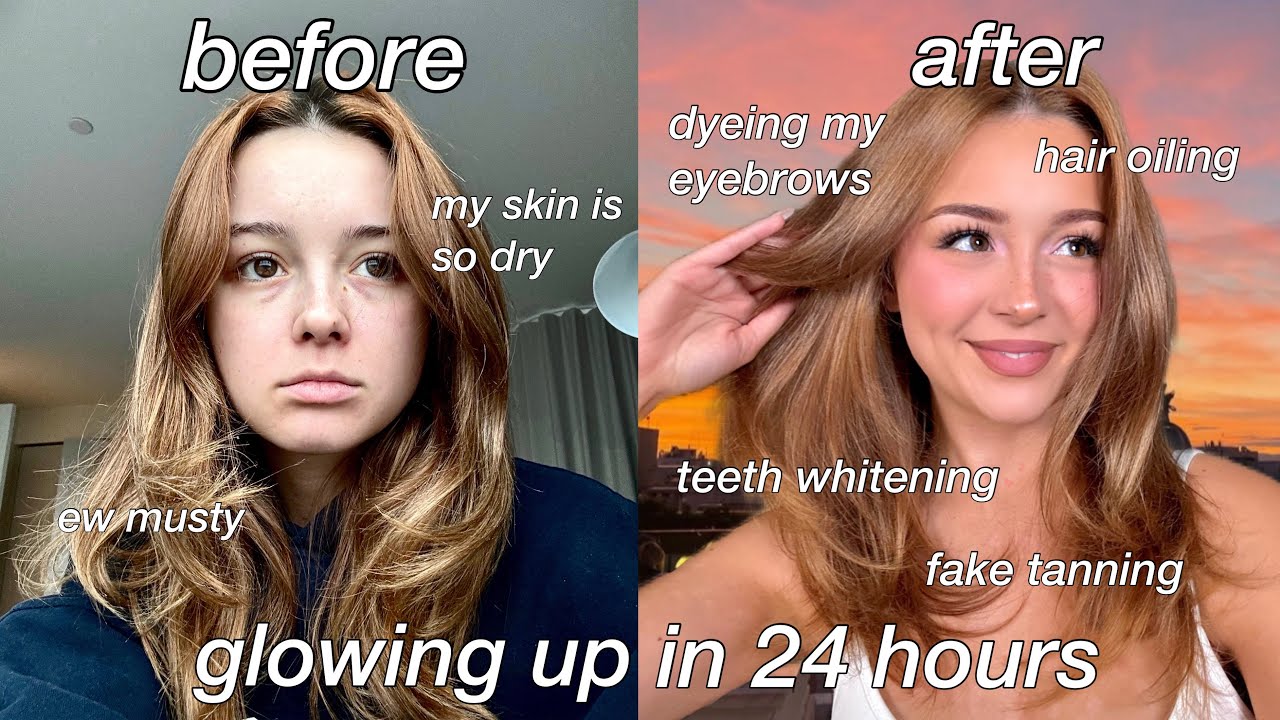 Glow Up Transformation *at home*