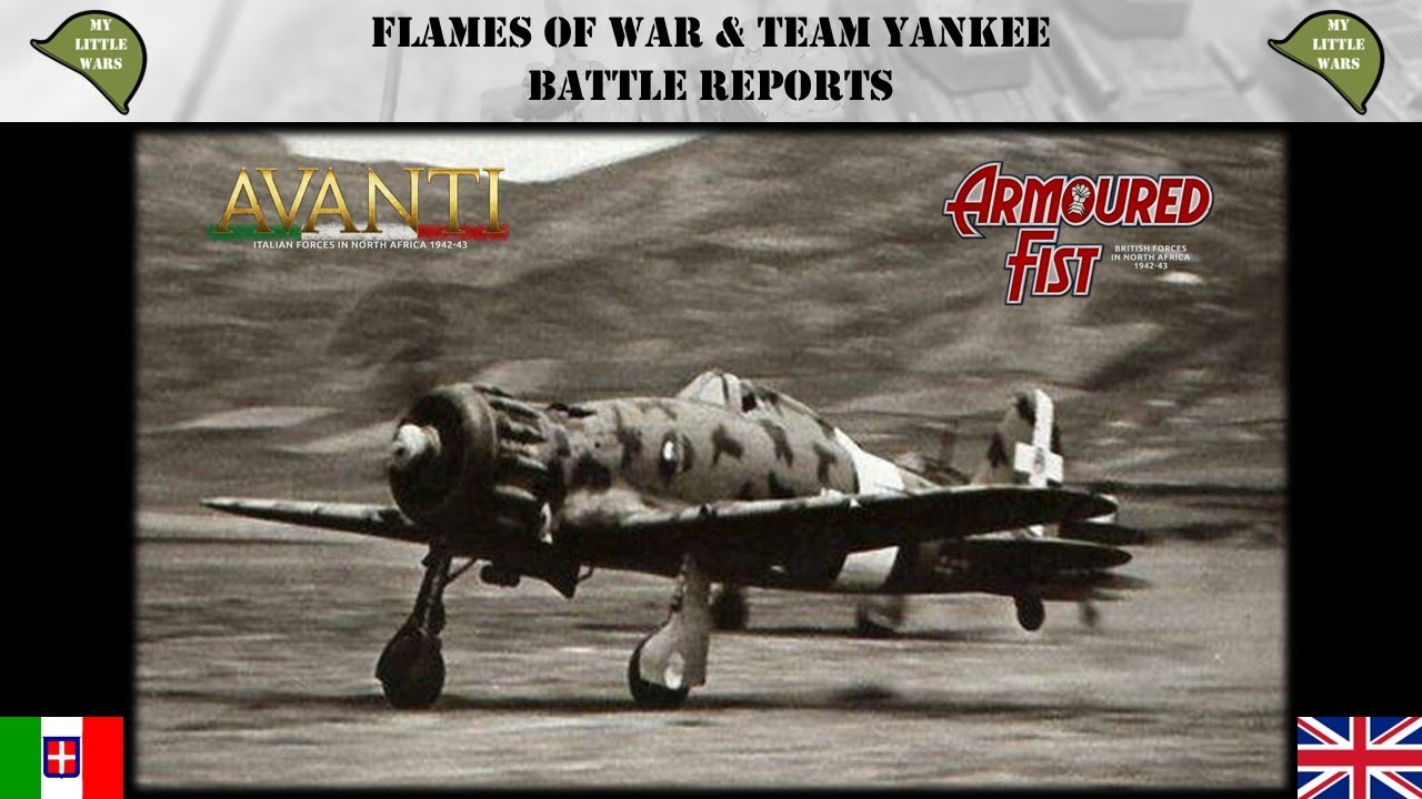 37- Flames of War Battle Report: Africa Mid-War ITA-GB!
