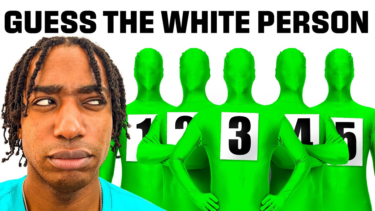 5 Black People vs 1 Secret White Person