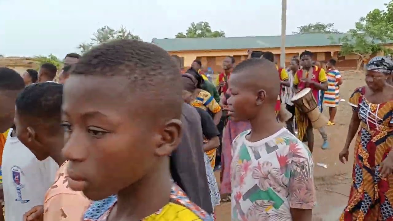 Abongo drummers at Adimazanga's mother's funeral, Zuarungu Katanga.