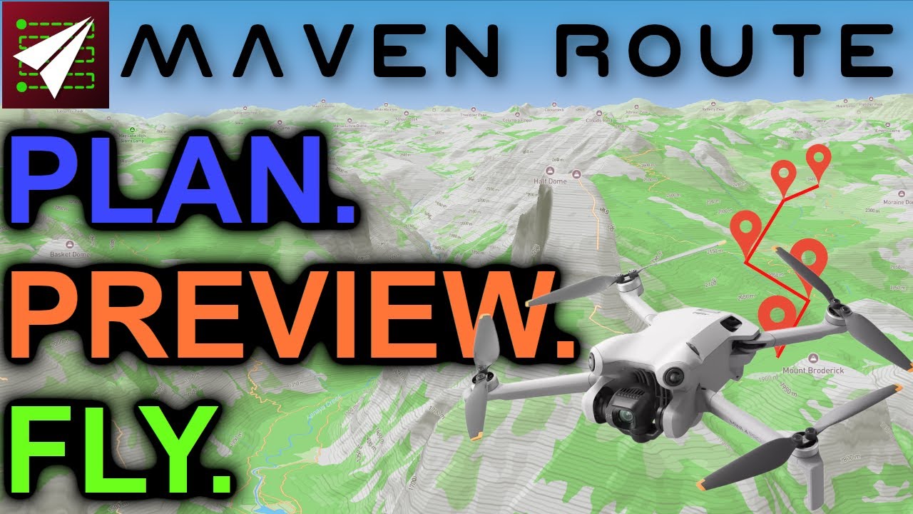 Представляем MavenRoute | Лучший планировщик миссий дронов для DJI