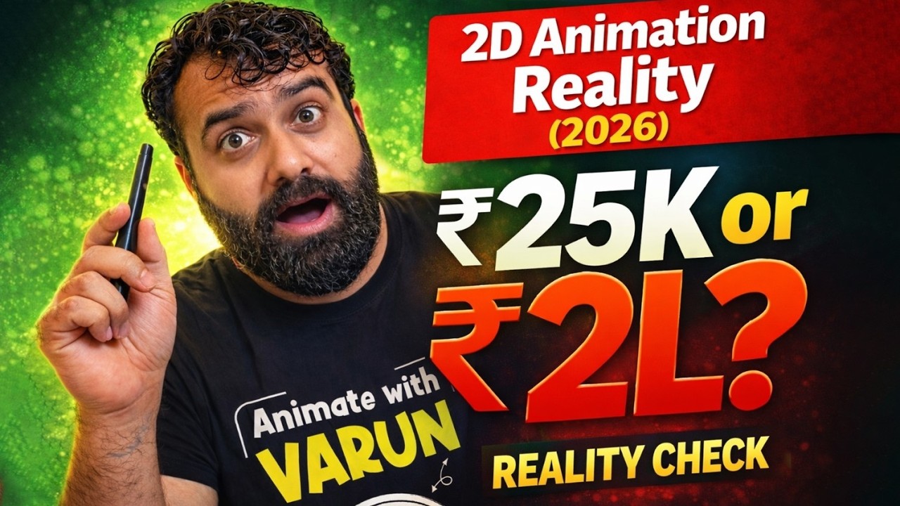 2D Animation Career in India 2026 | Salary, Scope & Reality