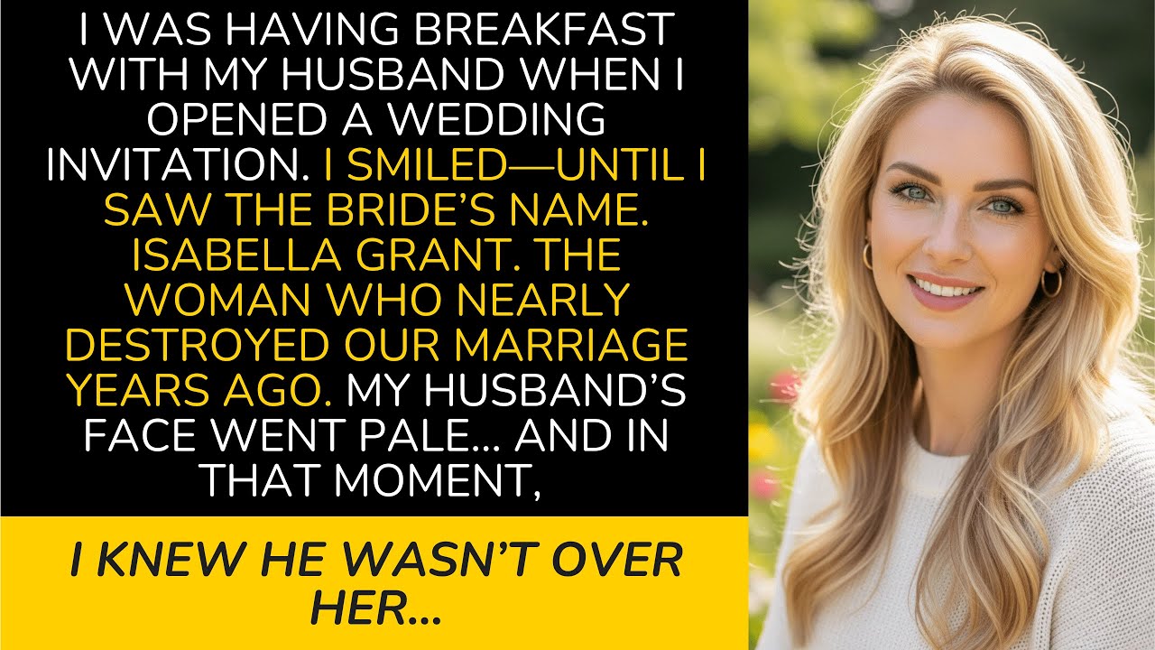 I Opened a Wedding Invitation at Breakfast — and the Bride Was My Husband’s Ex-Lover