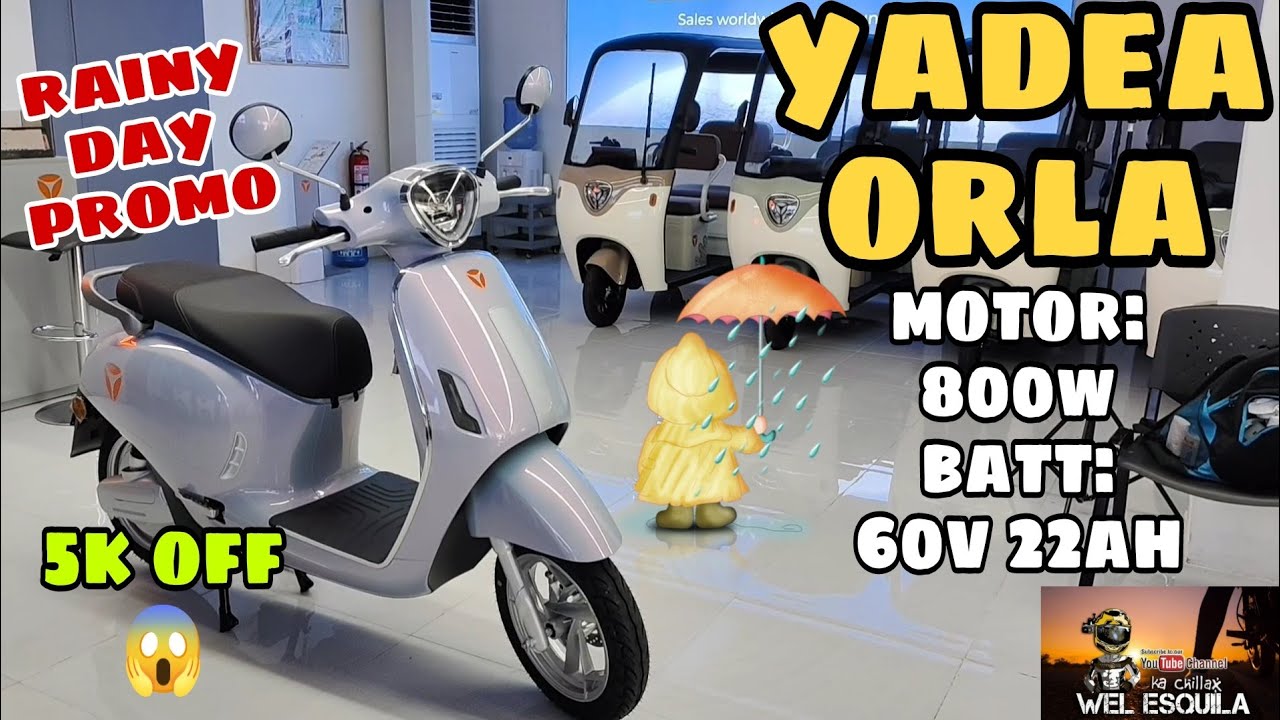 YADEA ORLA | ELECTRIC SCOOTER NAKA 5K OFF