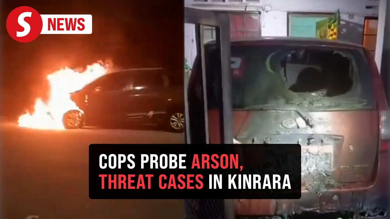 Cops investigating arson and intimidation cases in Kinrara