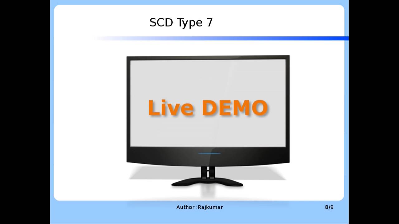SCD Type 7 - Slowly Changing Dimension