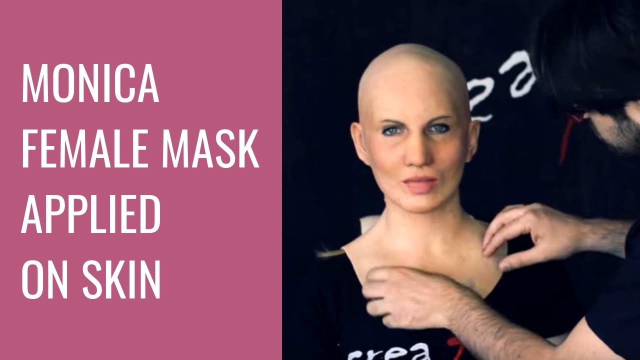 Female Silicone Mask - Monica - Applied Version