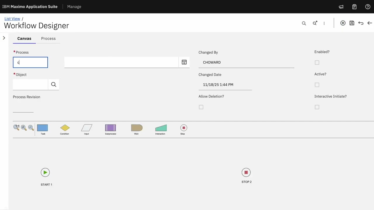 Maximo Workflow Designer, часть 1: Основы