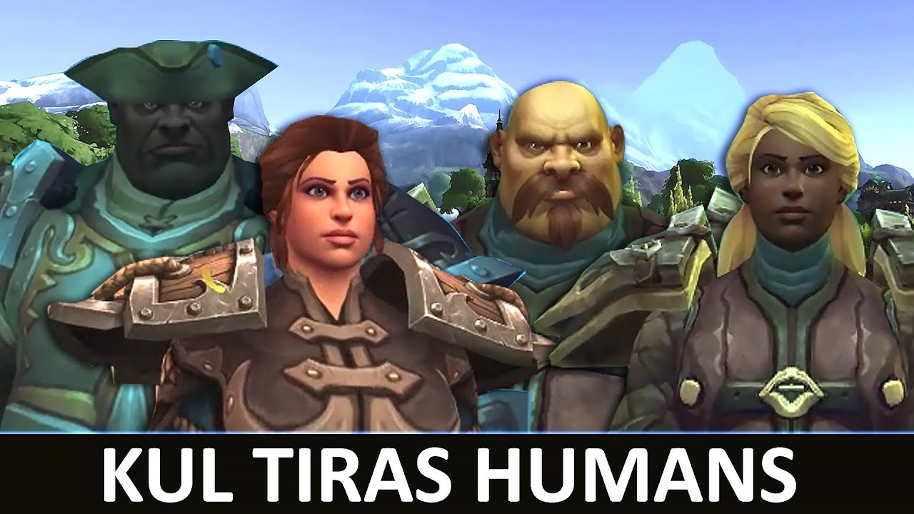 Kul Tiras Humans | Customization & Armor Sets | Battle for Azeroth