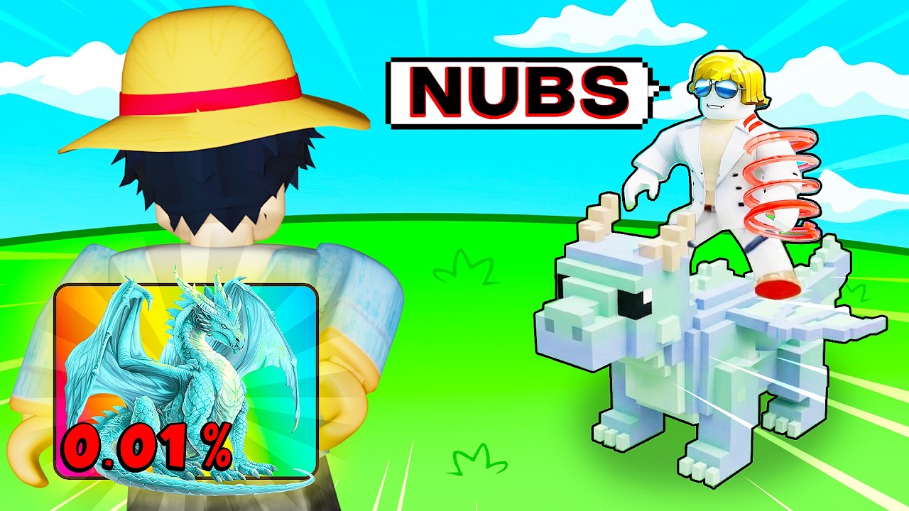 I PRETENDED TO BE A NOOB THEN USED ROBUX in +1 SPEED DRAGON ESCAPE ROBLOX!
