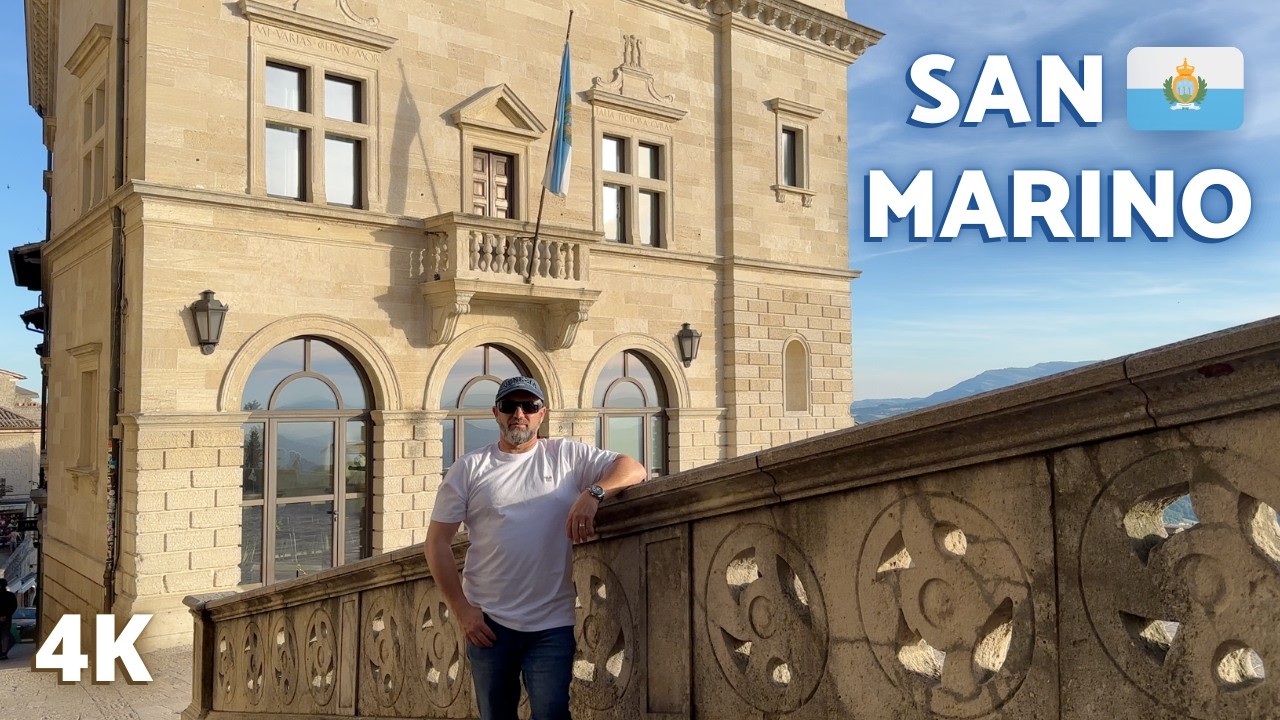 [4K] Republic of SAN MARINO – A Country Within ITALY | The 5th Smallest in the World!