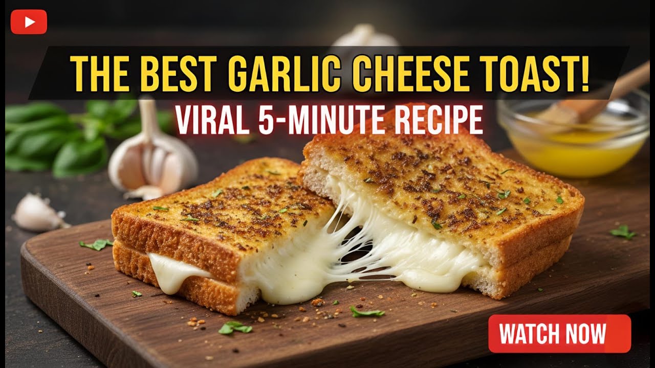 மொறுமொறு சுவையான பூண்டு சீஸ் பிரெட் (Crispy Tasty Garlic Cheese Bread)