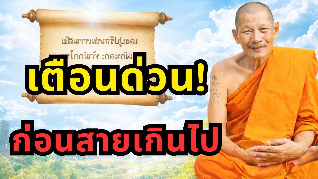 หลวงปู่ศิลาเผยความลับโลกวิญญาณ: ทำไมคนไทยถึงต้องเร่งปฏิบัติธรรมในปีนี้? | ธรรมะจากพระพุทธเจ้า