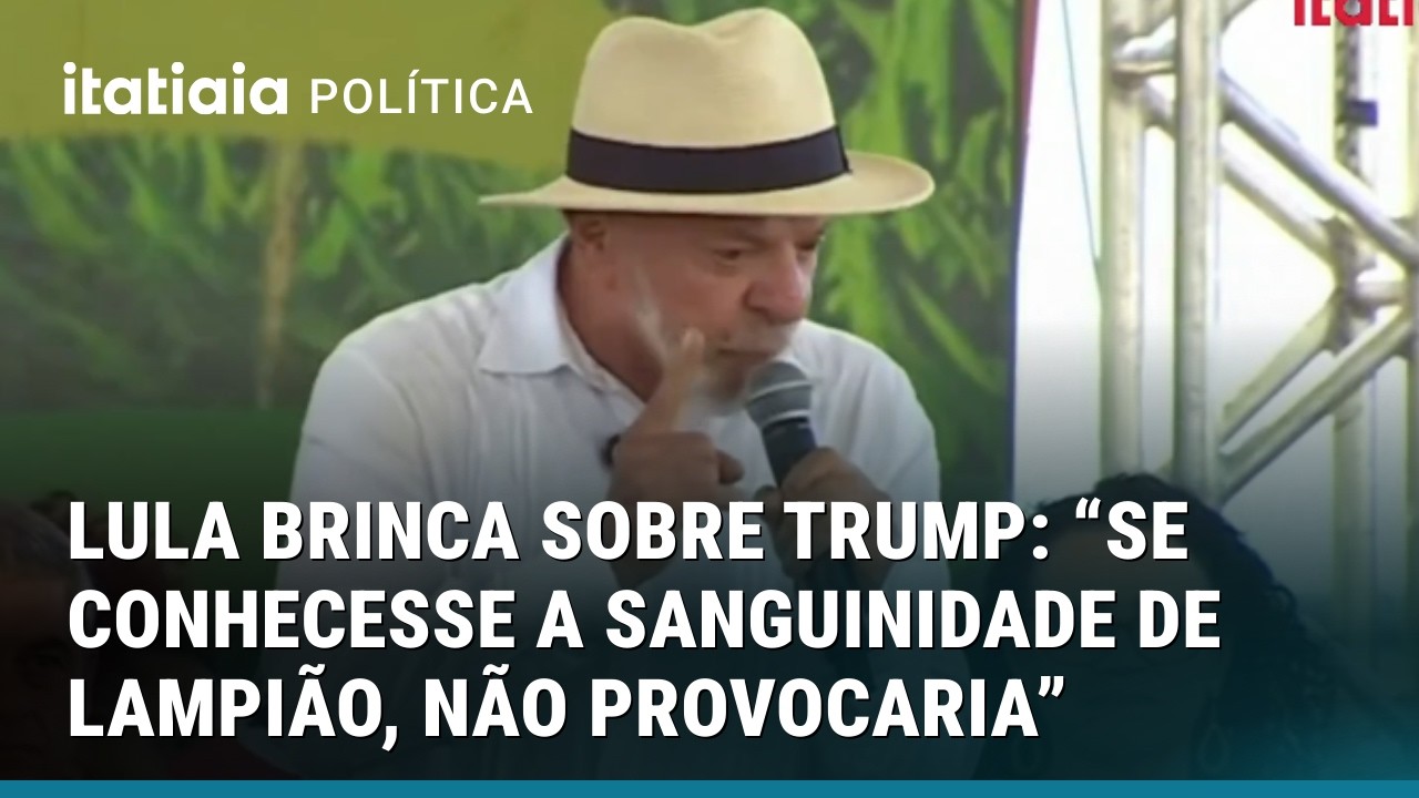 EM SP, LULA BRINCA SOBRE TRUMP: “SE CONHECESSE A SANGUINIDADE DE LAMPIÃO, NÃO PROVOCARIA”
