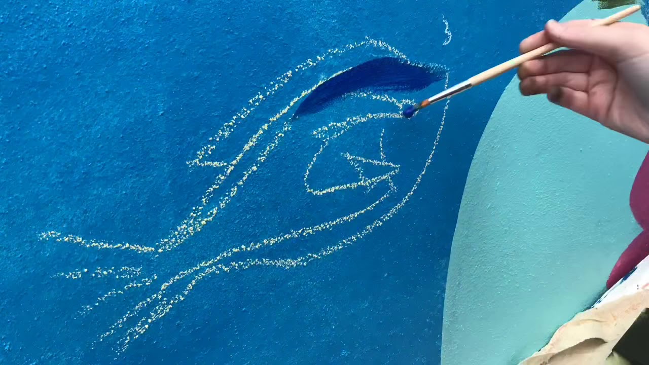Big Project! Swimming Pool Mural Art Part 3