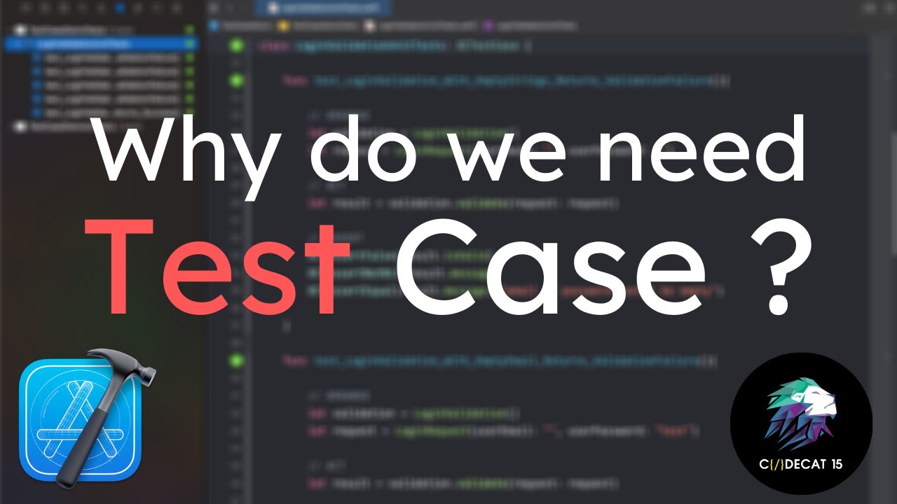 Why do we need test case in swift | xctest | unit testing | code coverage