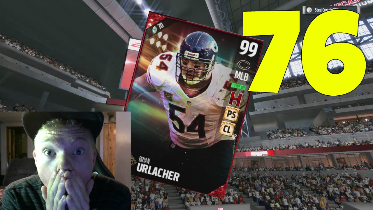 99 OVERALL BRIAN URLACHER! BEST MLB IN THE GAME! - MADDEN 17 ULTIMATE TEAM GAMEPLAY EP 76