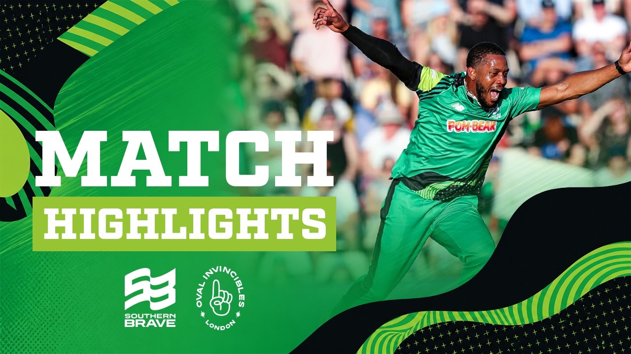 Jordan & David Spark Brave Fight 🔥 | Southern Brave Men vs Oval Invincibles (2023) Highlights