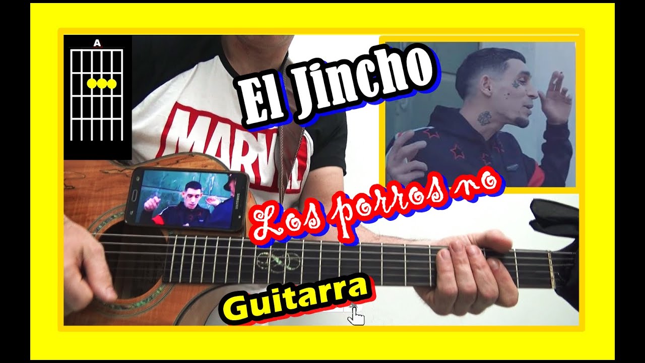 COMO Tocar 🎸 EL JINCHO - Los Porros No (GUITARRA) Acordes Tutorial FACIL