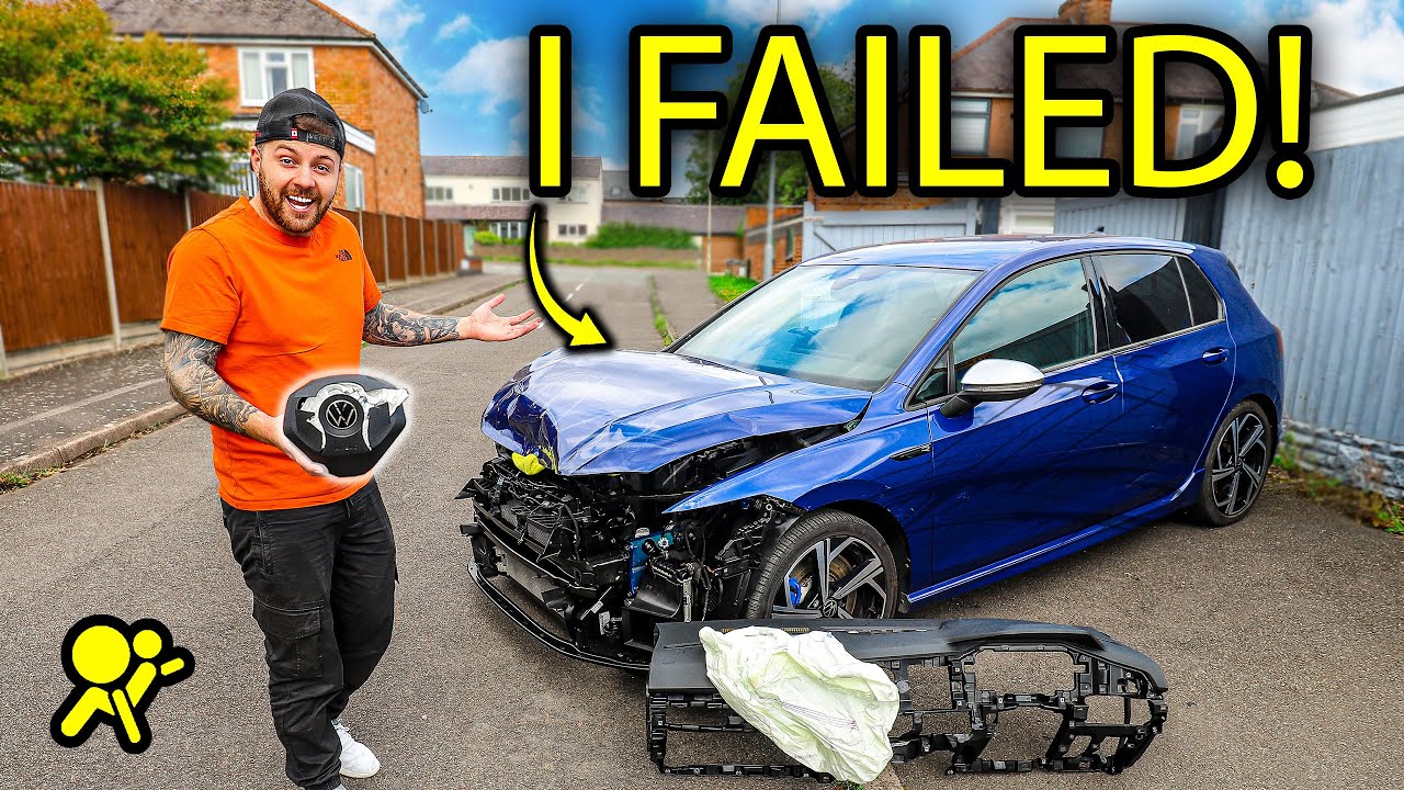 ВОССТАНОВЛЕНИЕ ПОВРЕЖДЕННОГО В АВАРИИ MK8 GOLF R
