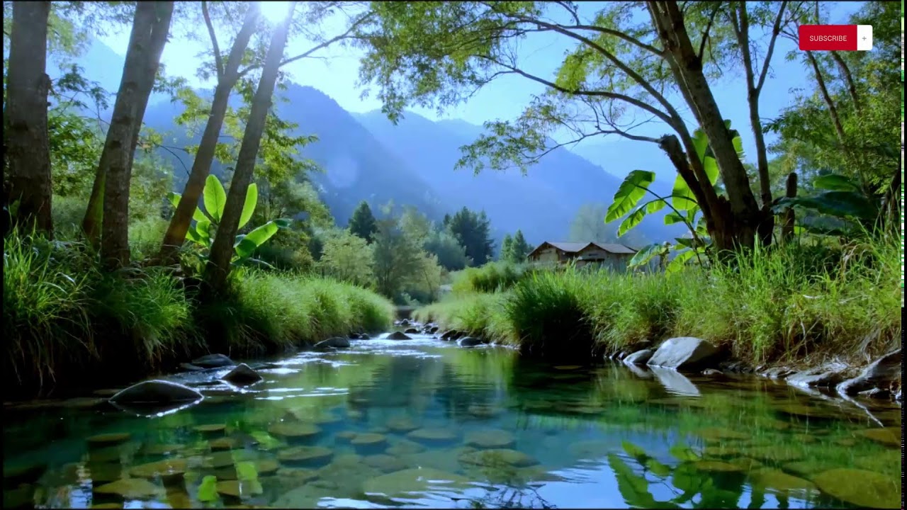 Sleep Better Tonight 🌿 Relaxing Piano & Forest River Sounds | 10 Hours