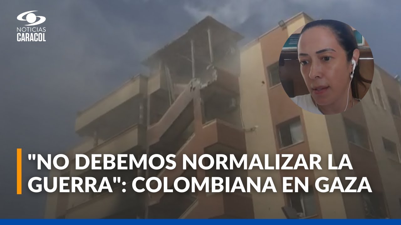 Colombiana en Gaza relata cómo fue el ataque de Israel a un hospital: 