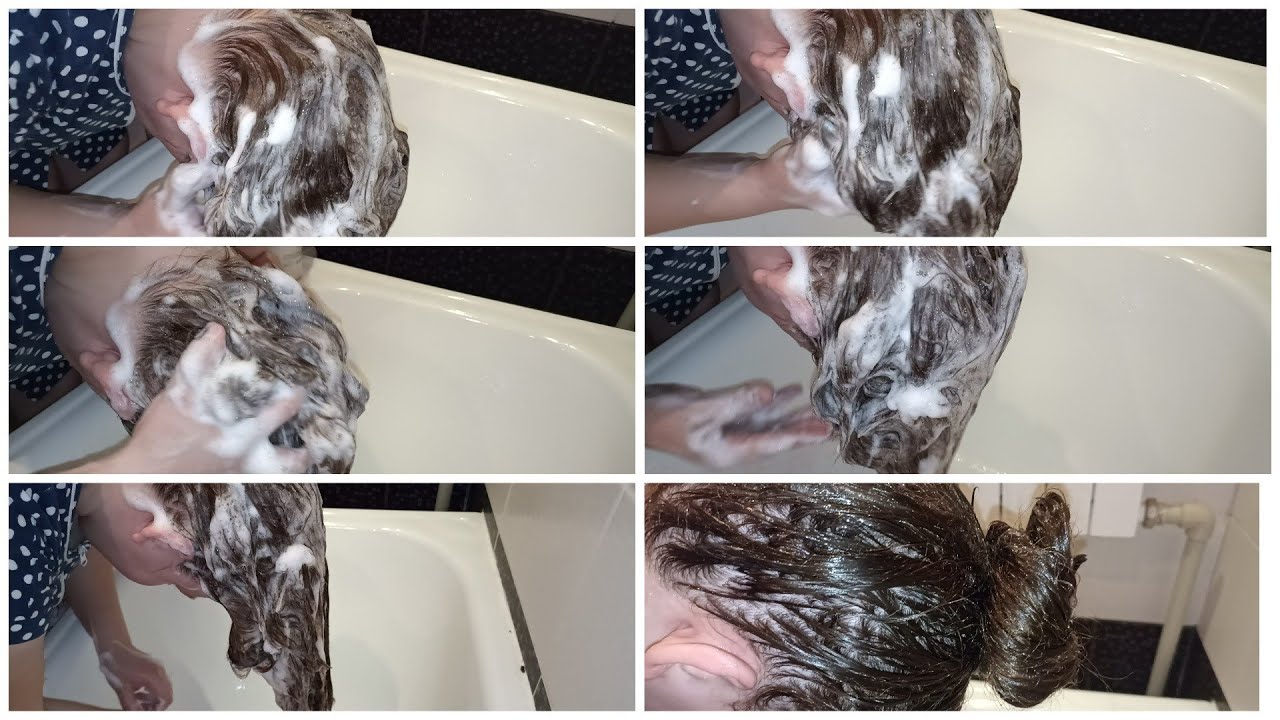 Washing my long hair (free video)!