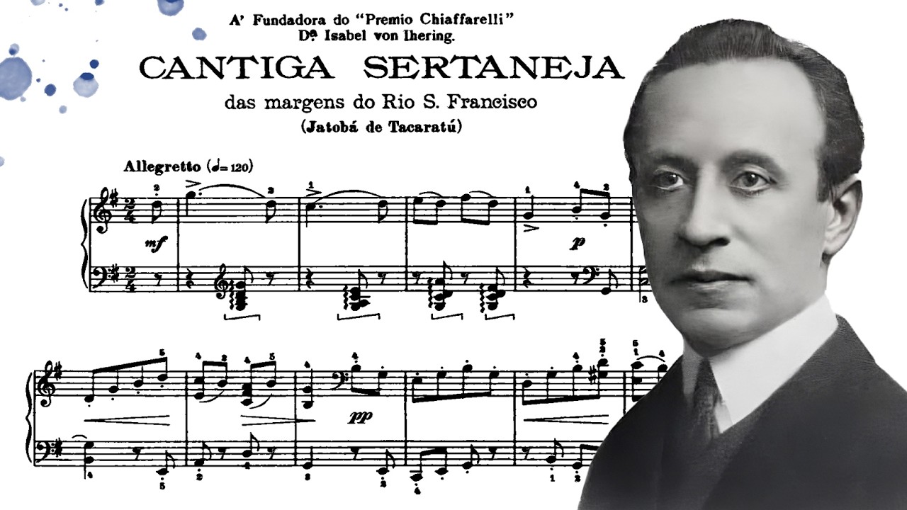 Agostino Cantù - Cantiga sertaneja das margens do Rio S. Francisco (André Pédico, piano)