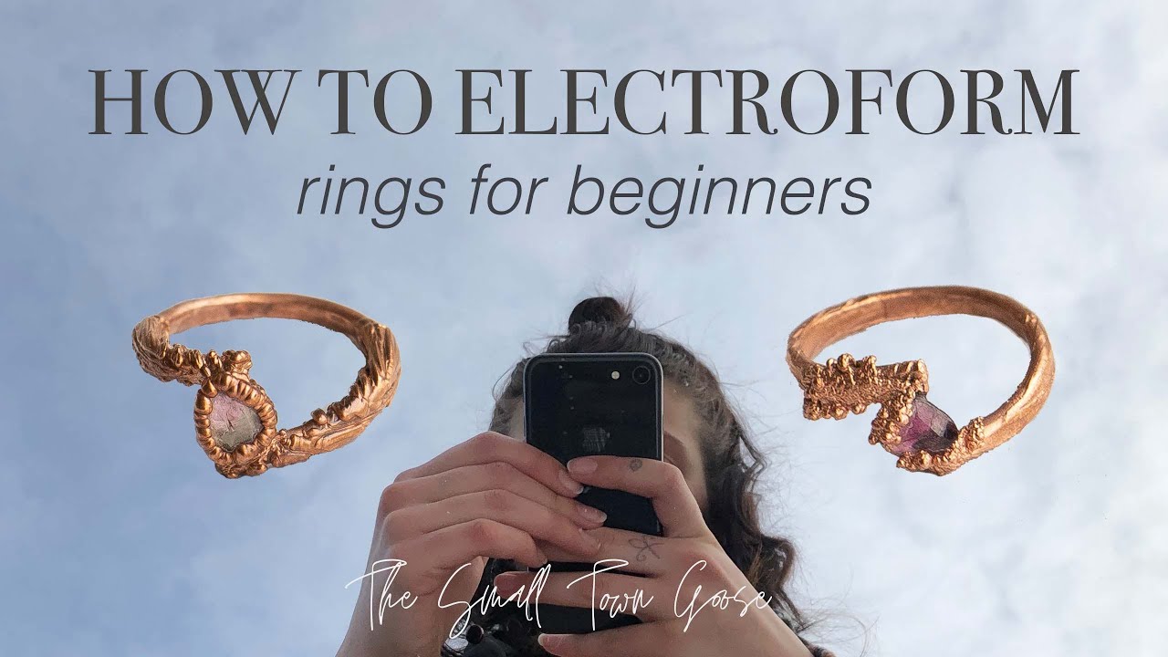 electroforming copper rings | for beginners | step by step