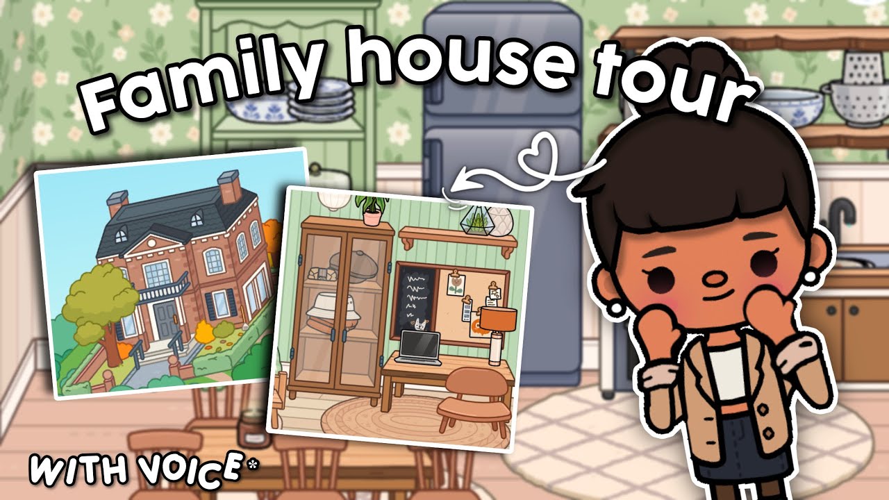 БОЛЬШОЙ СЕМЕЙНЫЙ ДОМ ТУР ⭐🏡 || Мир жизни Toca boca 🌍 | РОЛЕВАЯ ИГРА *с голосом* 🗣️
