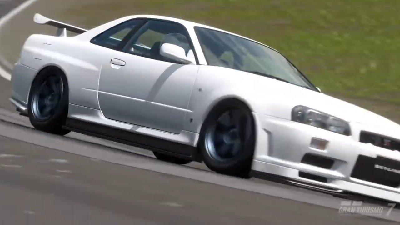 GT7 Nurburgring Run Time 7:12.331 in a R34 GT-R V-Spec II Nur '02 735 HP 2 Laps!