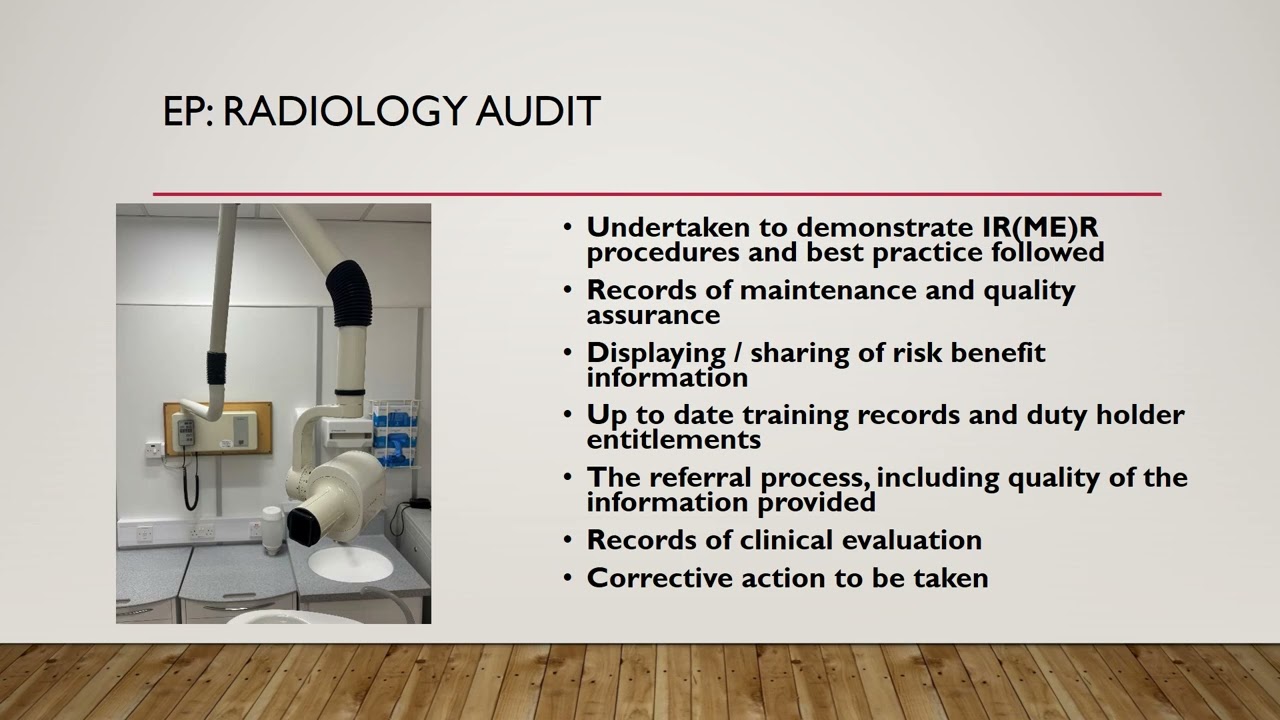 IR(ME)R dentistry - Radiology Audit