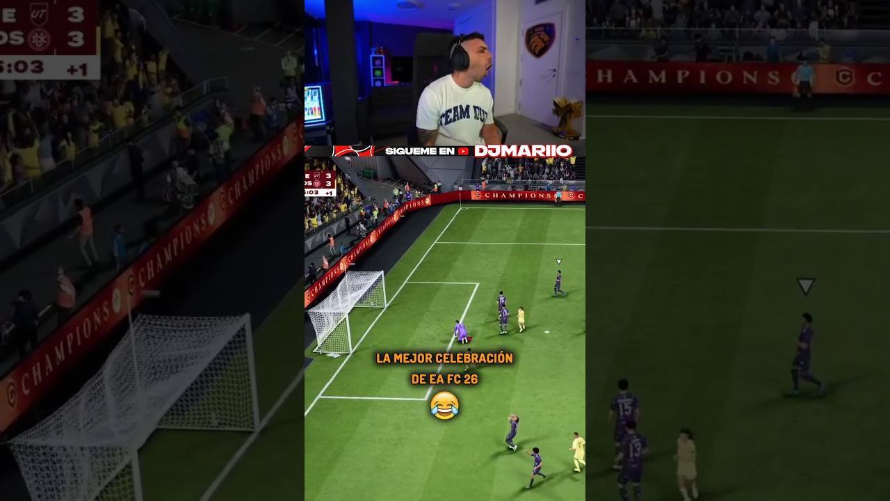 LA MEJOR CELEBRACI&Oacute;N EN EA FC 26 😂 #djmariio #fc26