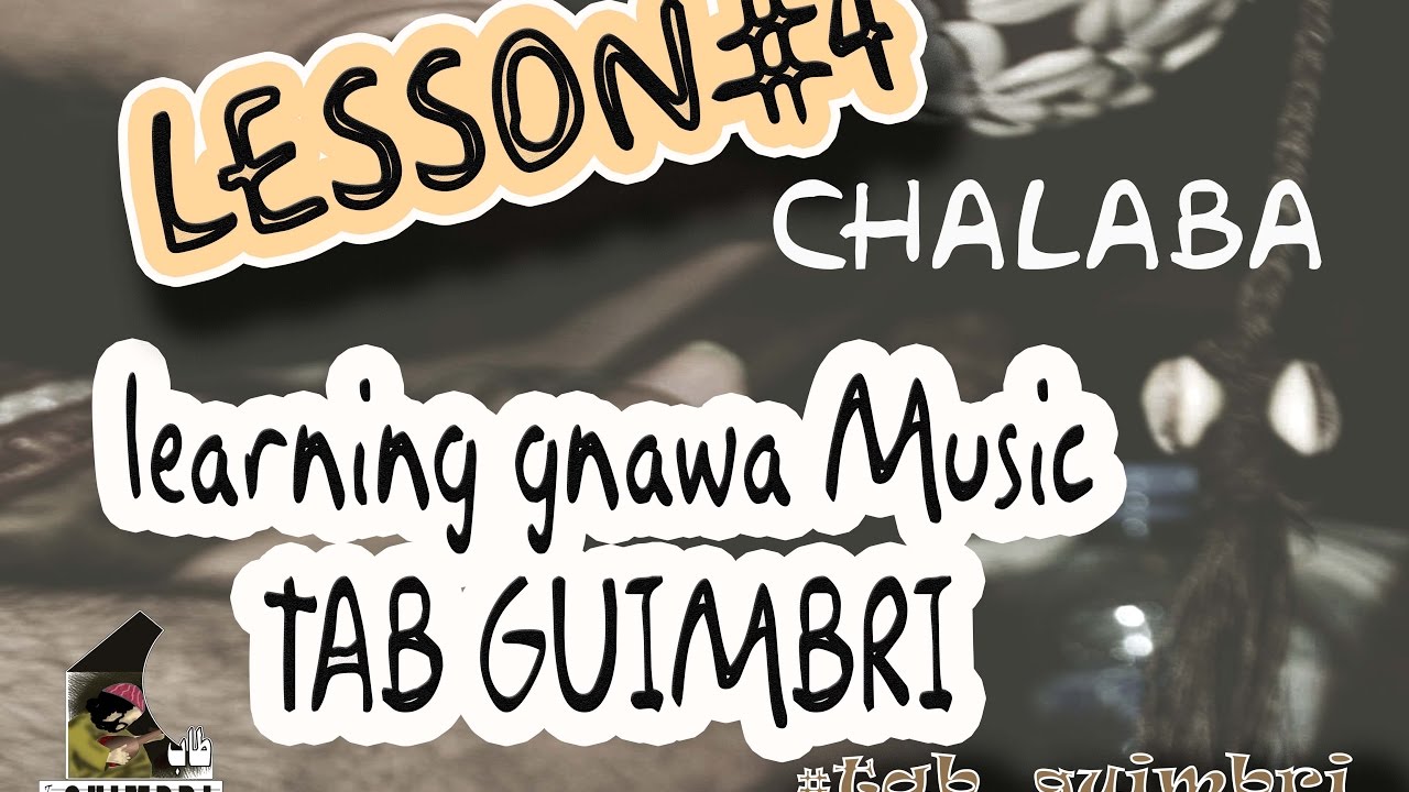 Tuto Guimbri la main gauche Exercice1 Chalaba #4