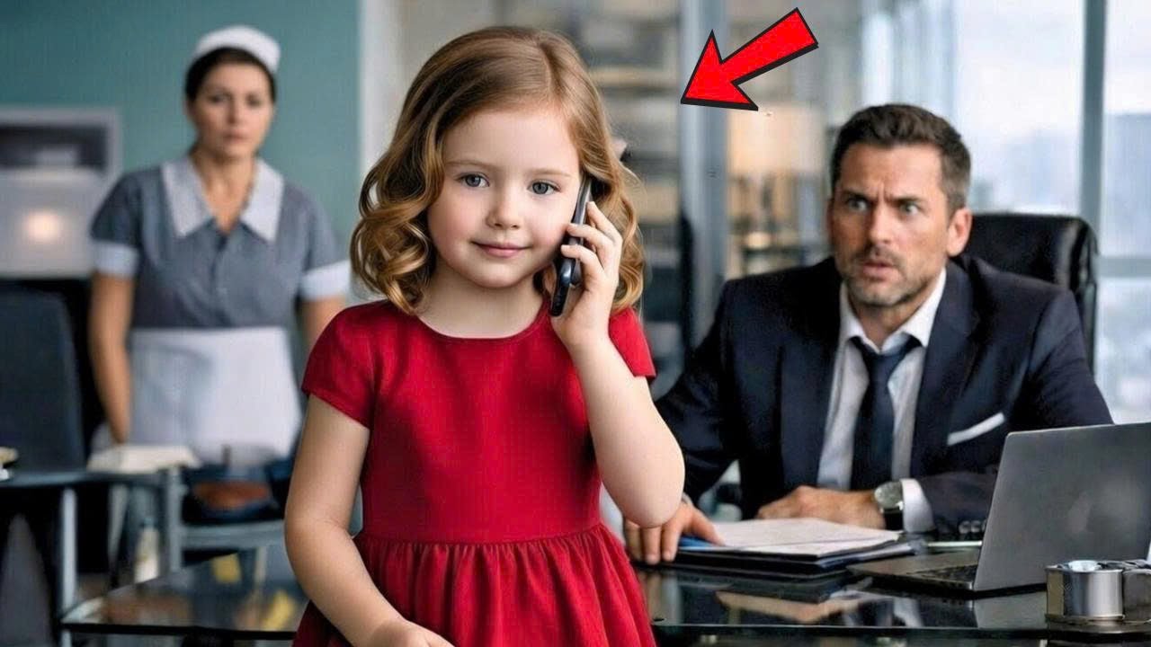 La fille de la femme de ménage répond à un appel d’Allemagne📞 Et sauve le contrat du PDG💼🔥