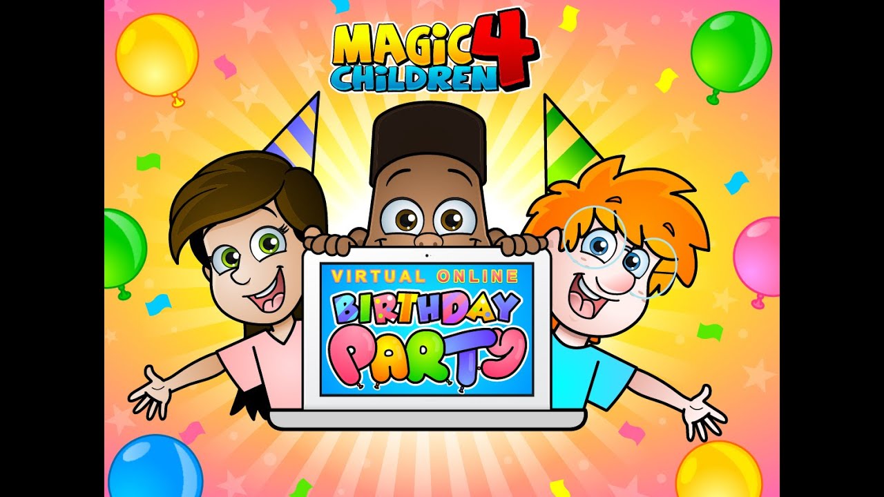 Online Interactive Birthday Party Showreel from Magic 4 Children