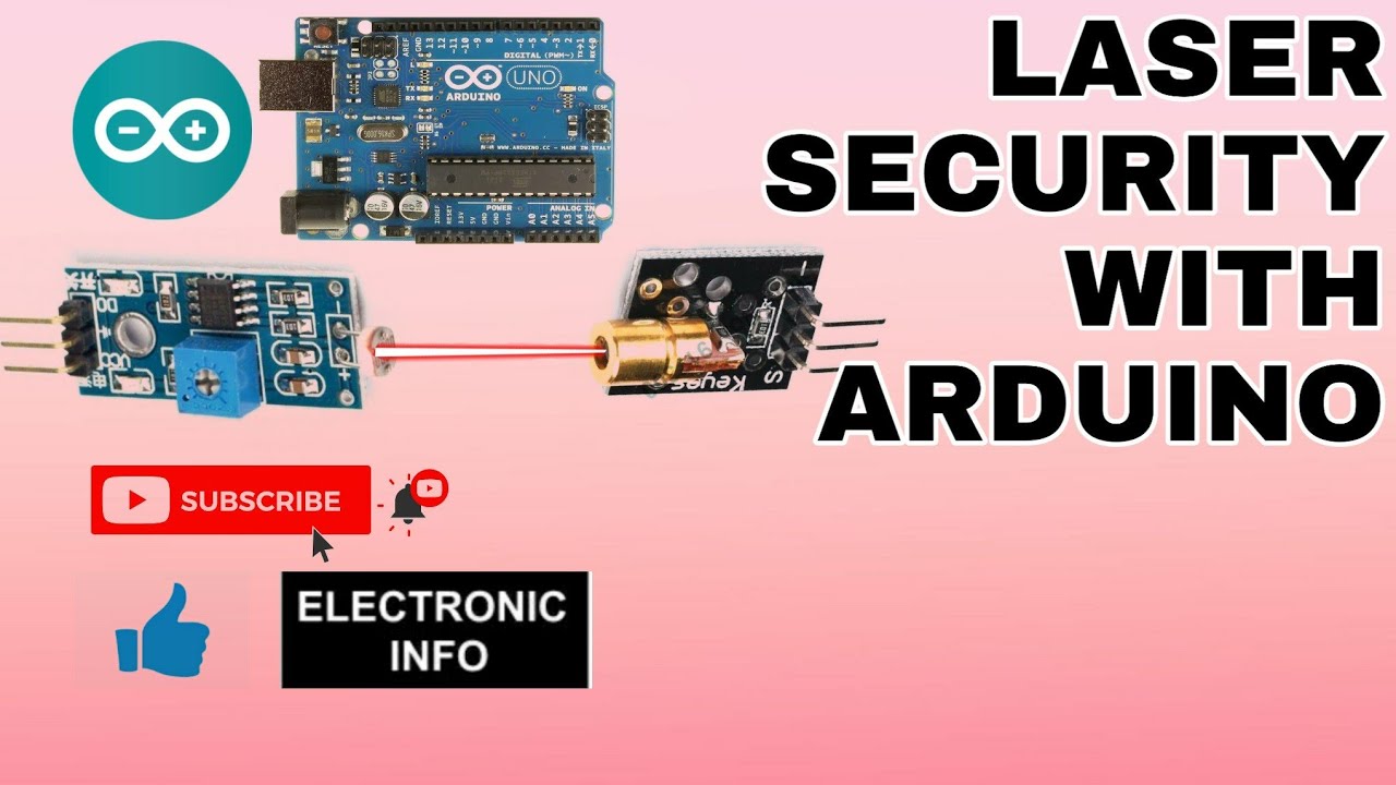 Laser security system using with arduino