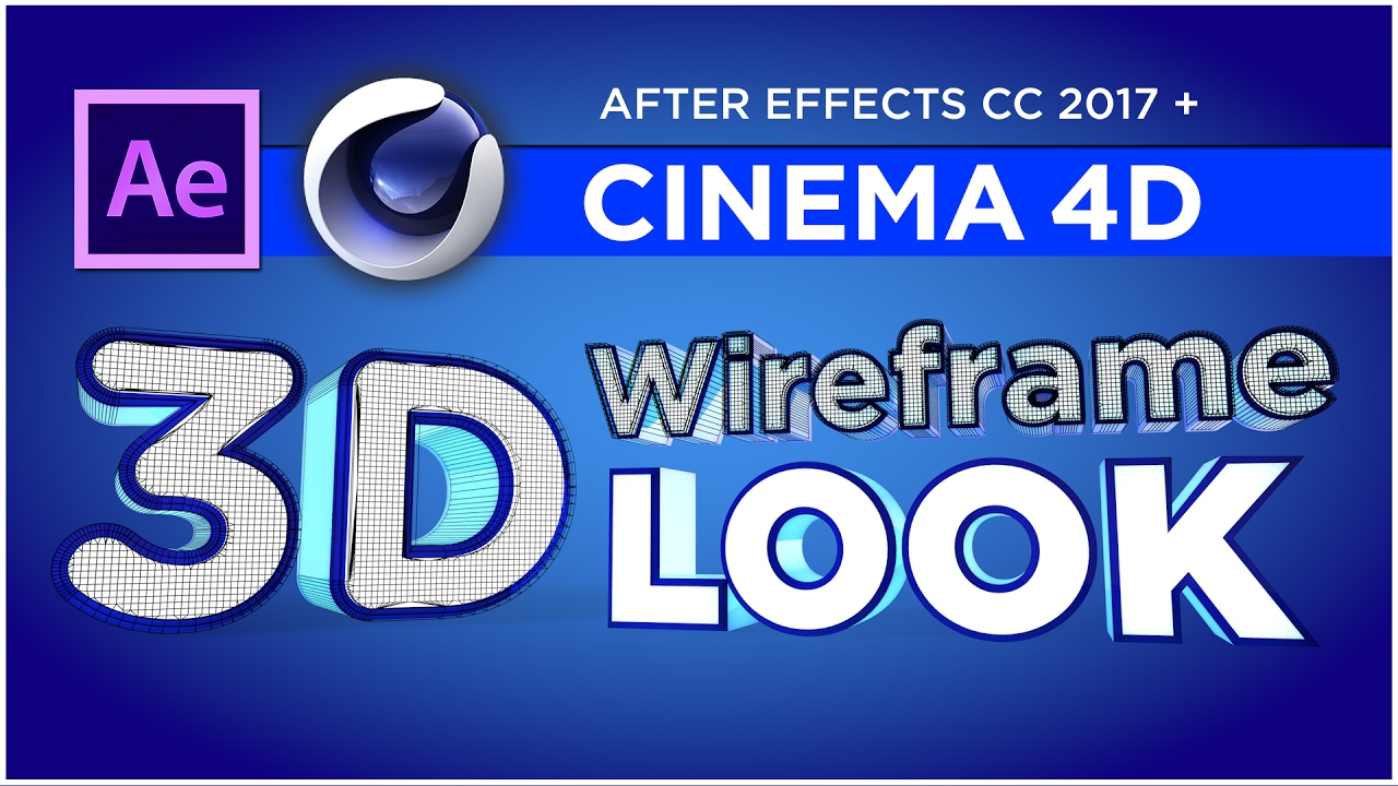 Create 3D wireframe animations with Cinema 4D & After Effects CC 2017 - Tutorial, Sean Frangella