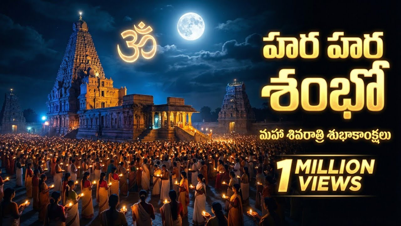 Maha Shivaratri Mahima| హర హర శంభో|Powerful telugu Shiva Devotional Song 2026 latest